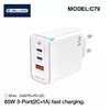 Jellico C79 GaN 65W USB-C lādētājs Photo 2