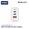 Jellico C79 GaN 65W USB-C lādētājs Photo 3