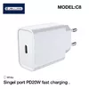 Jellico C8 USB-C зарядное PD 20W Photo 2