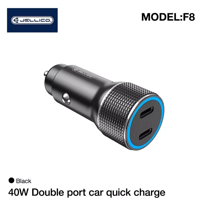 Car charger Jellico F8 40W Dual PD 20W Photo 2
