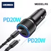 Car charger Jellico F8 40W Dual PD 20W Photo 4