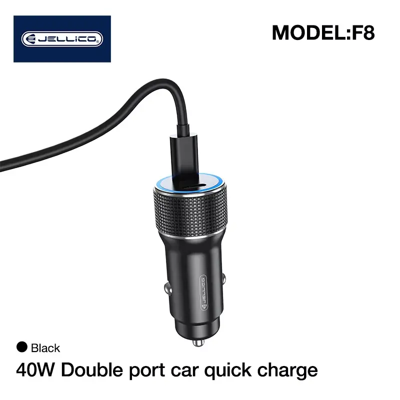 Car charger Jellico F8 40W Dual PD 20W Photo 5