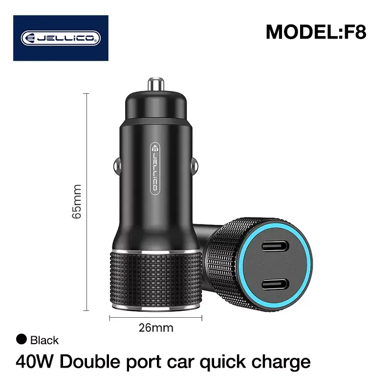 Car charger Jellico F8 40W Dual PD 20W Photo 7
