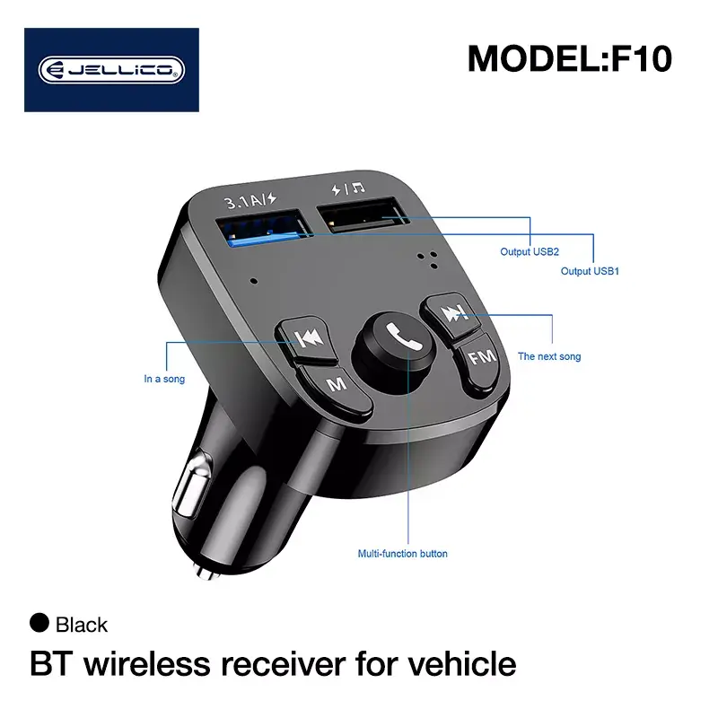 Jellico F10 Bluetooth FM MP3 модулятор Photo 4