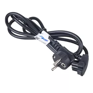 Akyga Power cable for DELL notebook AK-NB-02A CEE 7/7 250V/50Hz 1.5m Черный 1,5 m CEE7/7 Силовая вилка тип F