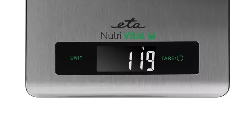 Электронные кухонные весы ETA Nutri Vital Metallic Rectangle Photo 2