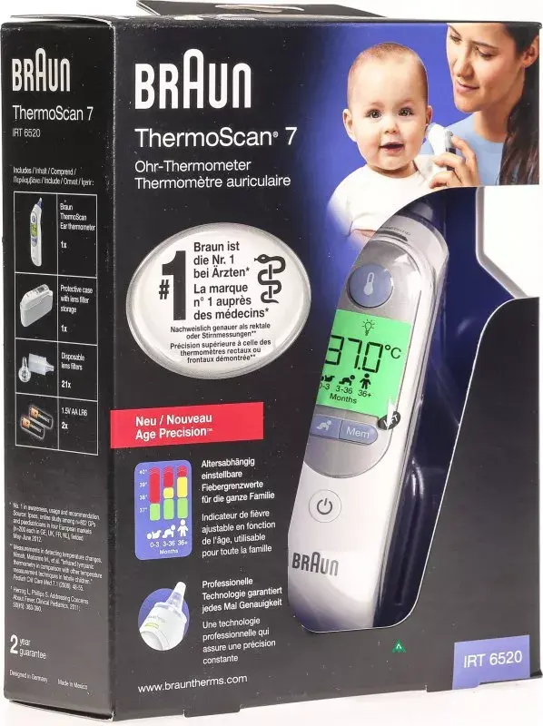Ушной термометр Braun ThermoScan 7 IRT6520 Photo 3