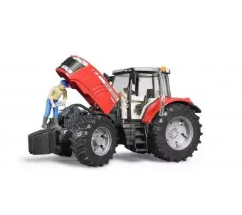 Rotaļlietu traktors BRUDER Massey Ferguson 7624 Photo 7