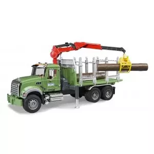 BRUDER MACK Granite Timber truck with 3 trunks