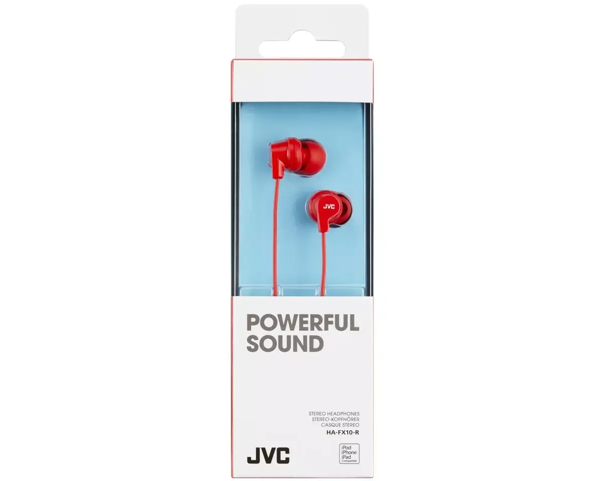 Наушники JVC HA-FX10-R-E Photo 2