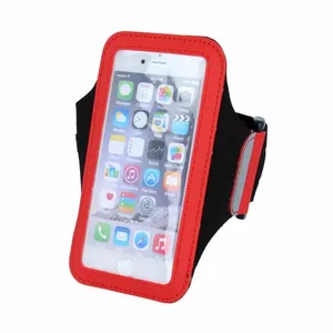 Phone armband GreenGo for Samsung G900 S5 — fits 5.1 inch, red