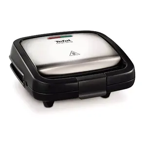 Contact grill Tefal SM193D — tabletop electric grill, black and stainless steel, 1.9 kg