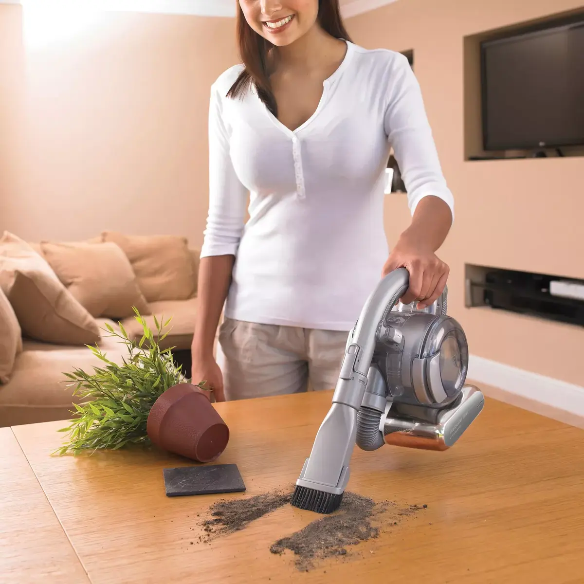 Rokas putekļsūcējs Black & Decker PD1820L-QW Photo 8