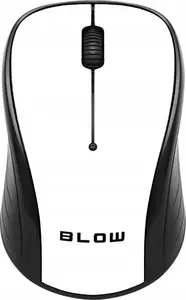 Bezvadu Bluetooth pele BLOW MBT-100 balta — kompakta optiskā pele