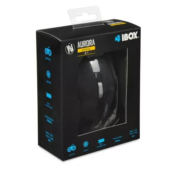 IBOX Aurora A-1 kabelēta optiskā pele 2400 DPI Photo 9