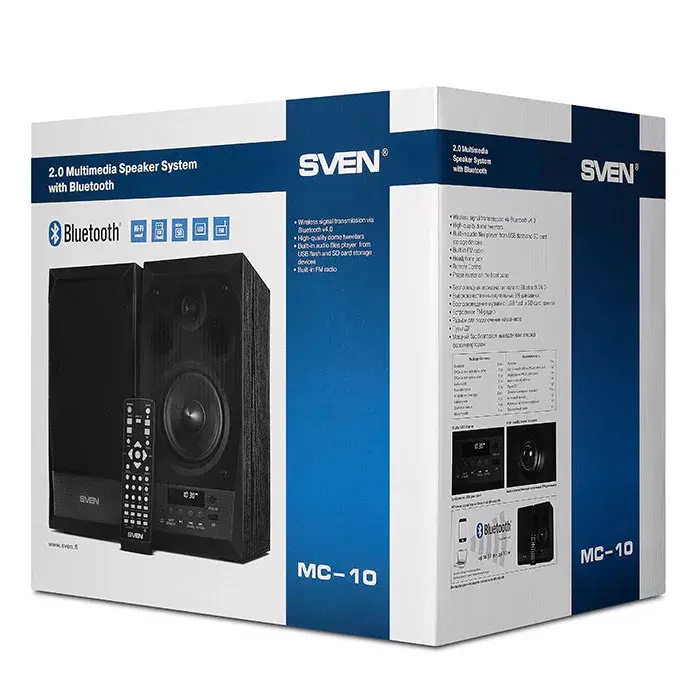 SVEN MC-10 skaļruņu komplekts 50 W Bluetooth Photo 10