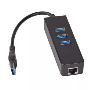 Док-станция / репликатор портов Akyga AK-AD-32 USB 3.2 Gen 1 (Type-A) черный, 4 порта, кабель 0.15 м
