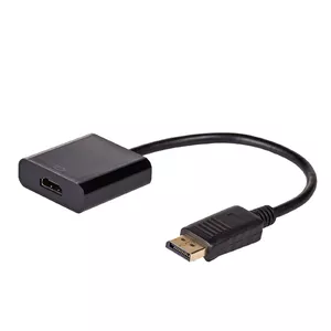 Video cable adapter Akyga AK-AD-11 HDMI Type A to DisplayPort 0.15 m, Black