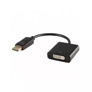 Video cable adapter Savio CL-91 DisplayPort to DVI 0.2 m Black