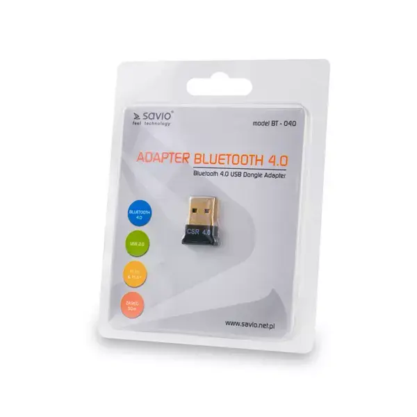 SAVIO BT-040 USB Bluetooth adapteris Photo 2