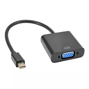 Видеоадаптер Akyga AK-AD-39 — Mini DisplayPort на VGA (D-Sub), 0,15 м, чёрный