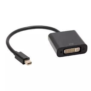 Video kabeļa pārveidotājs Akyga AK-AD-37 — DVI uz Mini DisplayPort, 0,15 m, melns