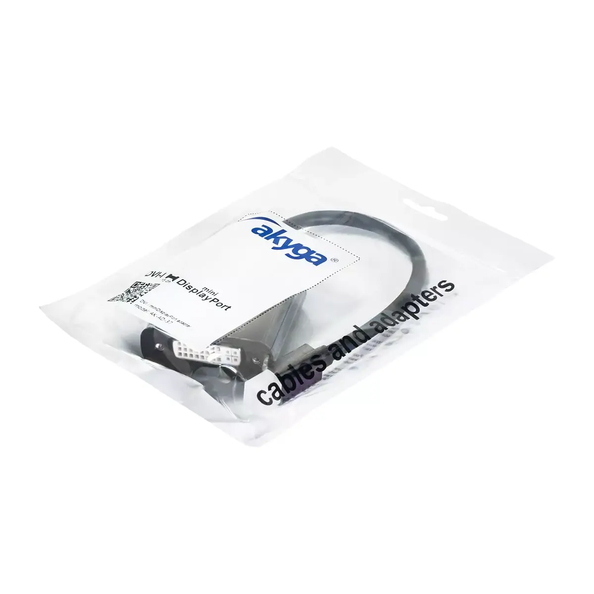 Akyga AK-AD-37 DVI uz Mini DisplayPort adapteris Photo 4