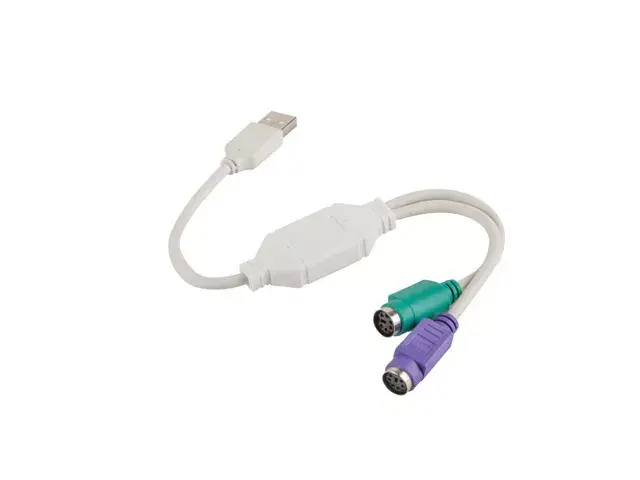 PS/2 uz USB A kabelis LANBERG AD-0025-W Photo 2