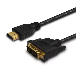 Video cable adapter SAVIO CL-10 — 1.5 m, DVI to HDMI Type A, black