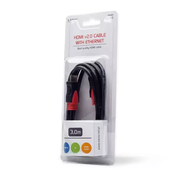 HDMI kabelis Savio CL-96 Photo 2