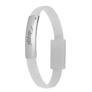 USB A to USB C cable Akyga AK-AD-47, 0.23 m, nickel-plated contacts, white