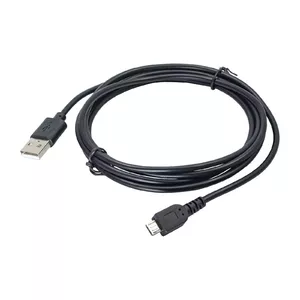 USB‑кабель Akyga AK-USB-01 — USB 2.0, Micro‑USB B на USB A, 1,8 м, чёрный