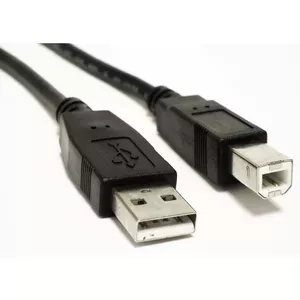 USB kabelis Akyga AK-USB-04 — USB 2.0, USB A uz USB B, 1,8 m, melns