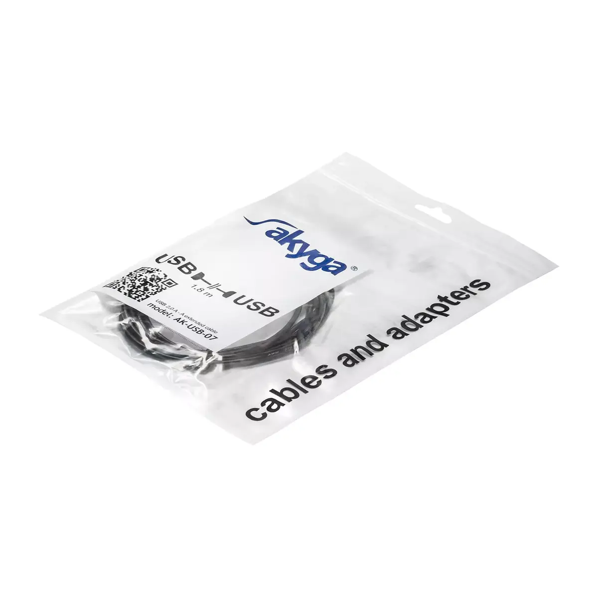 Akyga AK-USB-07 кабель USB A–A 1,8 м Photo 4