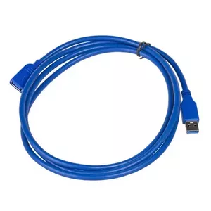 USB A to USB A cable Akyga AK-USB-10 — USB 3.2 Gen 1 (3.1 Gen 1), 1.8 m, blue