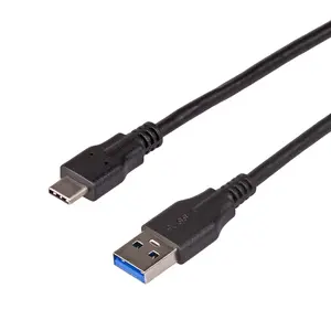 USB data cable Akyga AK-USB-15 — USB C to USB A, USB 3.2 Gen 1 (3.1 Gen 1), 1 m, Black