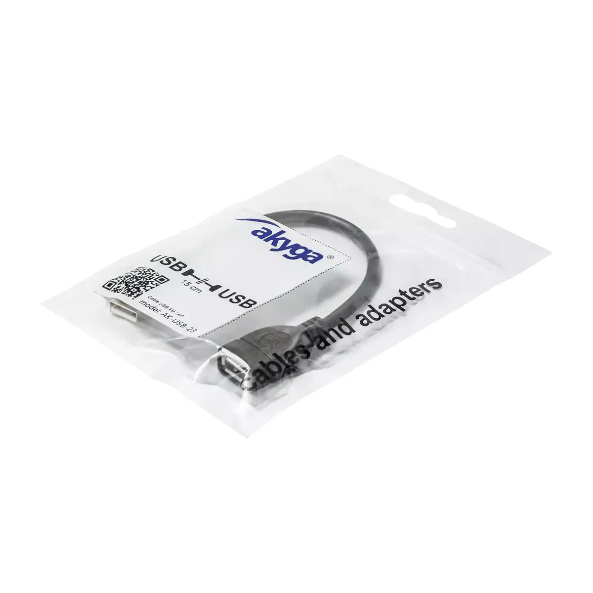 Akyga AK-USB-23 USB A–A kabelis 0,15 m Photo 4