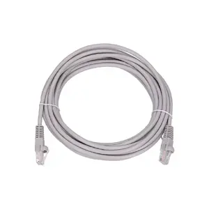 Network patch cable Extralink Cat5e UTP 5 m — RJ-45 to RJ-45, grey