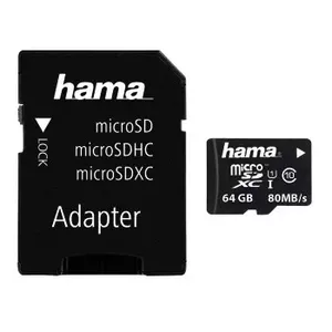 Flash memory Hama 64GB UHS-I microSDXC 124140