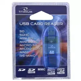 Kartes lasītājs Titanum TA101B USB 2.0 Photo 2