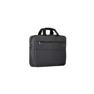 Toploader soma Addison 307014 — poliesters, 14.1" (362×38×250 mm), pelēka, 2 nodalījumi, plecu siksna