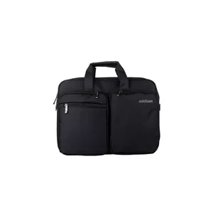 Toploader soma Addison Preston 15 — neilons, priekš 15.6" klēpjdatora, 430×310×120 mm, planšetdatora nodalījums, noņemams plecu siksna