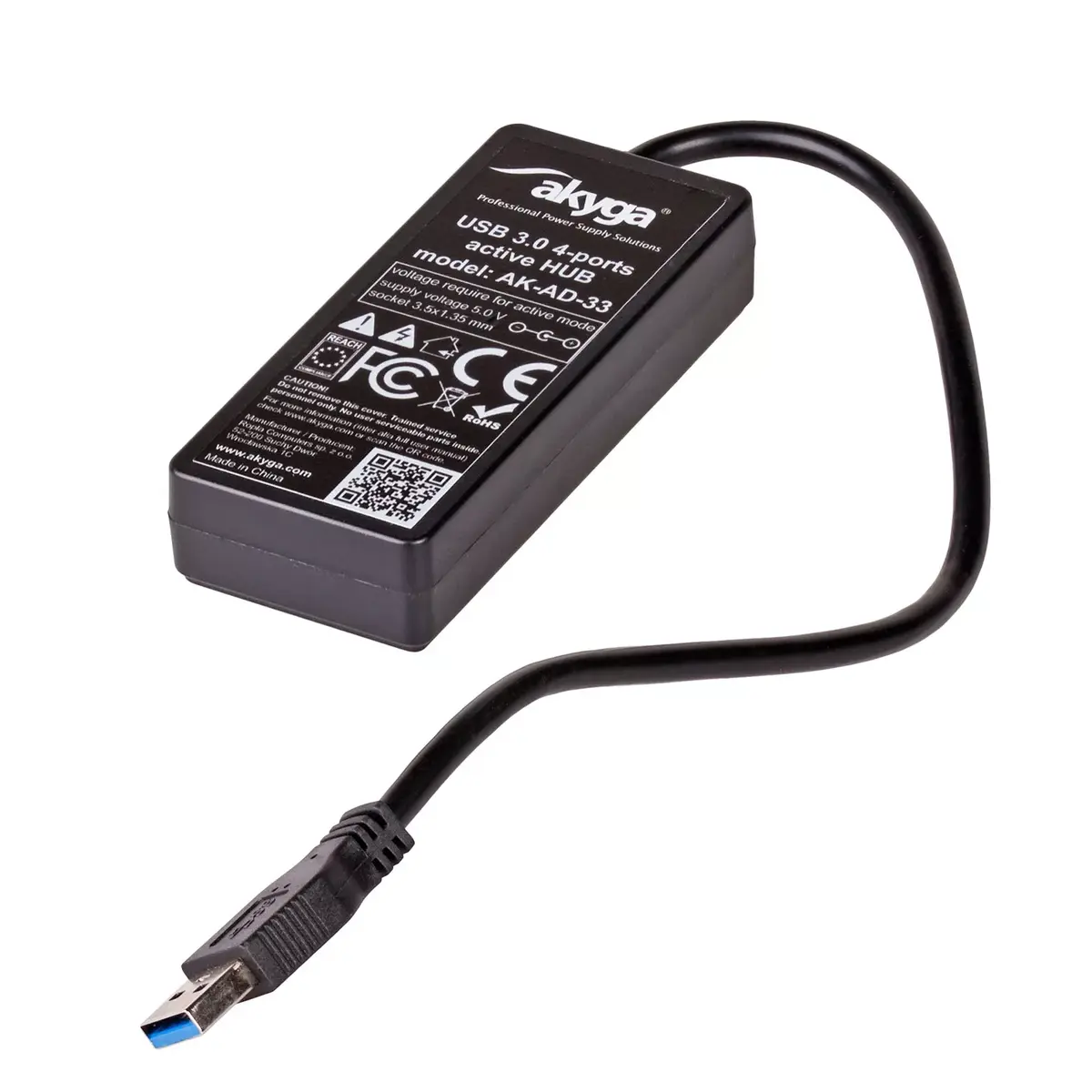 Akyga AK-AD-33 4-портовый USB 3.2 Gen 1 хаб Photo 4