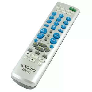Savio RC-02 tālvadības pults IR Bezvadu DVD/Blu-ray, Televīzija Nospiežamās pogas
