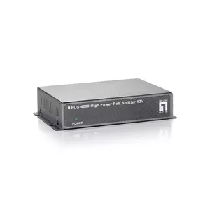 PoE Splitter LevelOne Fast Ethernet 12V DC Output