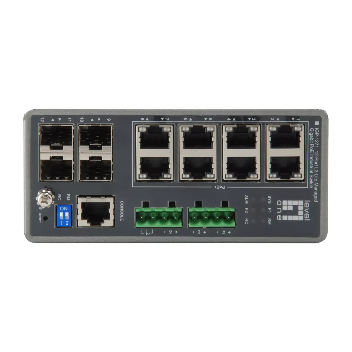 Managed Switch LevelOne TURING 12-Port L3 Lite Photo 2