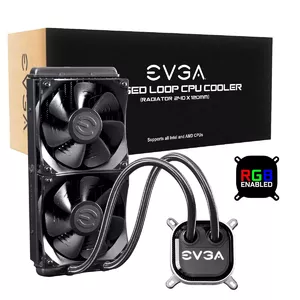 EVGA 400-HY-CL24-V1 Datora dzesēšanas sistēma Procesors Universāls šķidruma dzesētājs 12 cm Melns