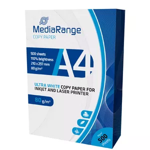 Printing Paper A4 MediaRange MRINK110 Matte 500 sheets White
