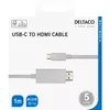 DELTACO USB-C to HDMI cable R00140020 Photo 3
