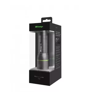 Hand flashlight GP P53 Black LED, 20–300 lm, AAA, IPX4, 122.8×35 mm, 115 g